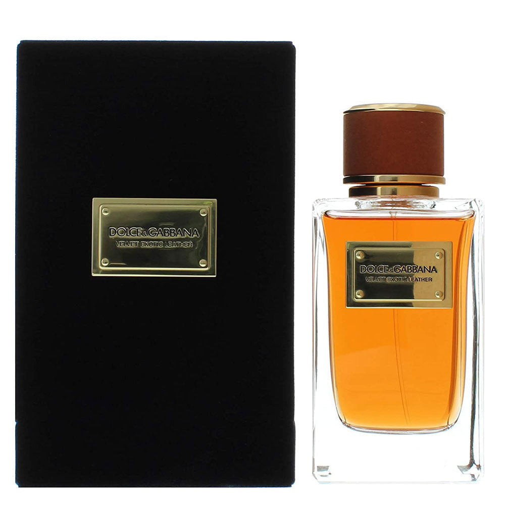 Dolce & Gabbana Velvet Exotic Leather Pour Homme